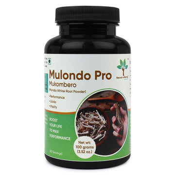 Natural or Nothing | Mulondo Pro | Mukombero | Organic Mondia Whitei Root Powder | Wild Harvest | (100g) (1 month supply)