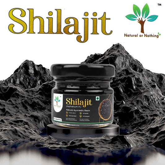 Natural or Nothing | Pure Himalayan Shilajit | Authentic and Handmade | Golden Grade A+ | Contains Fulvic Acid and Trace Minerals | 20 Grams