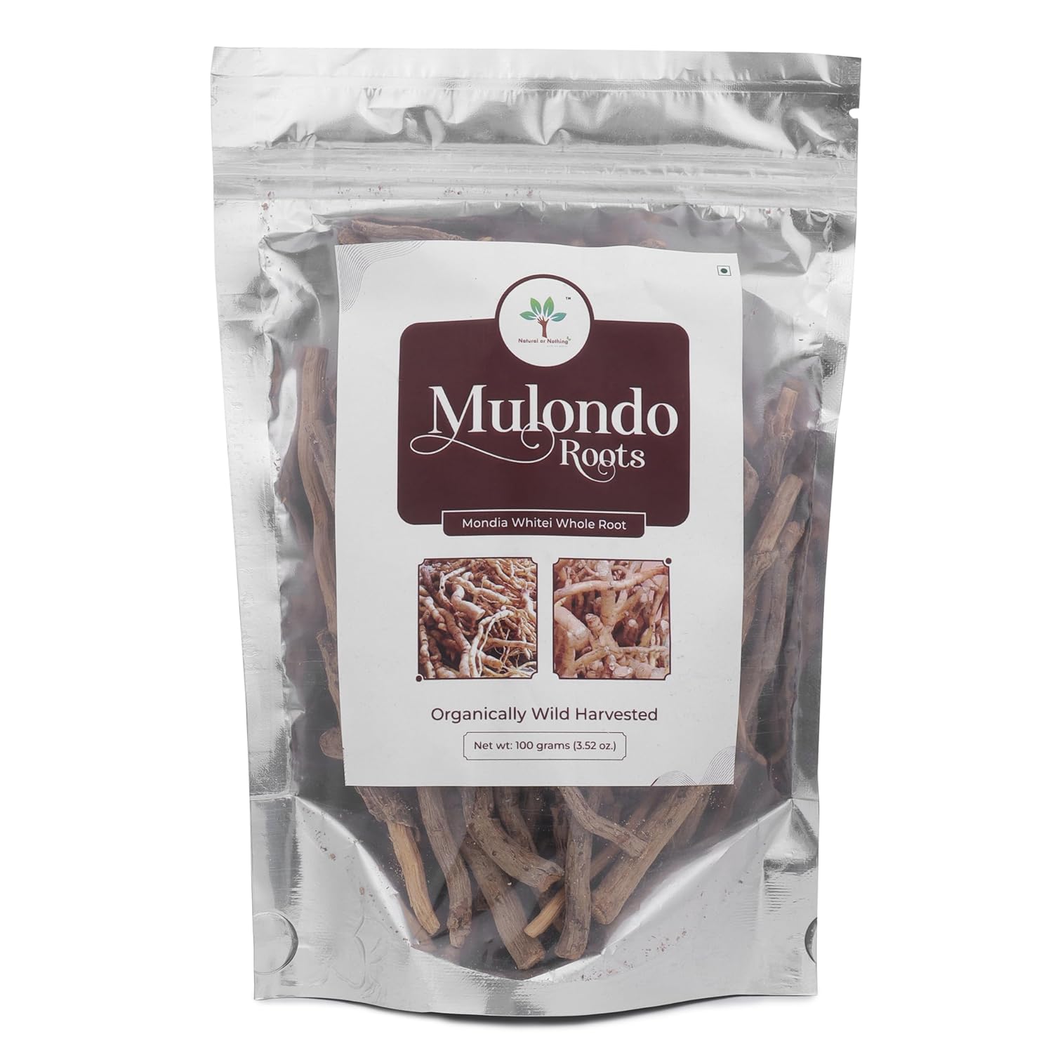 Natural or Nothing | Mulondo | Mukombero | Organic Mondia Whitei Whole Roots | Wild Harvest | (100g)