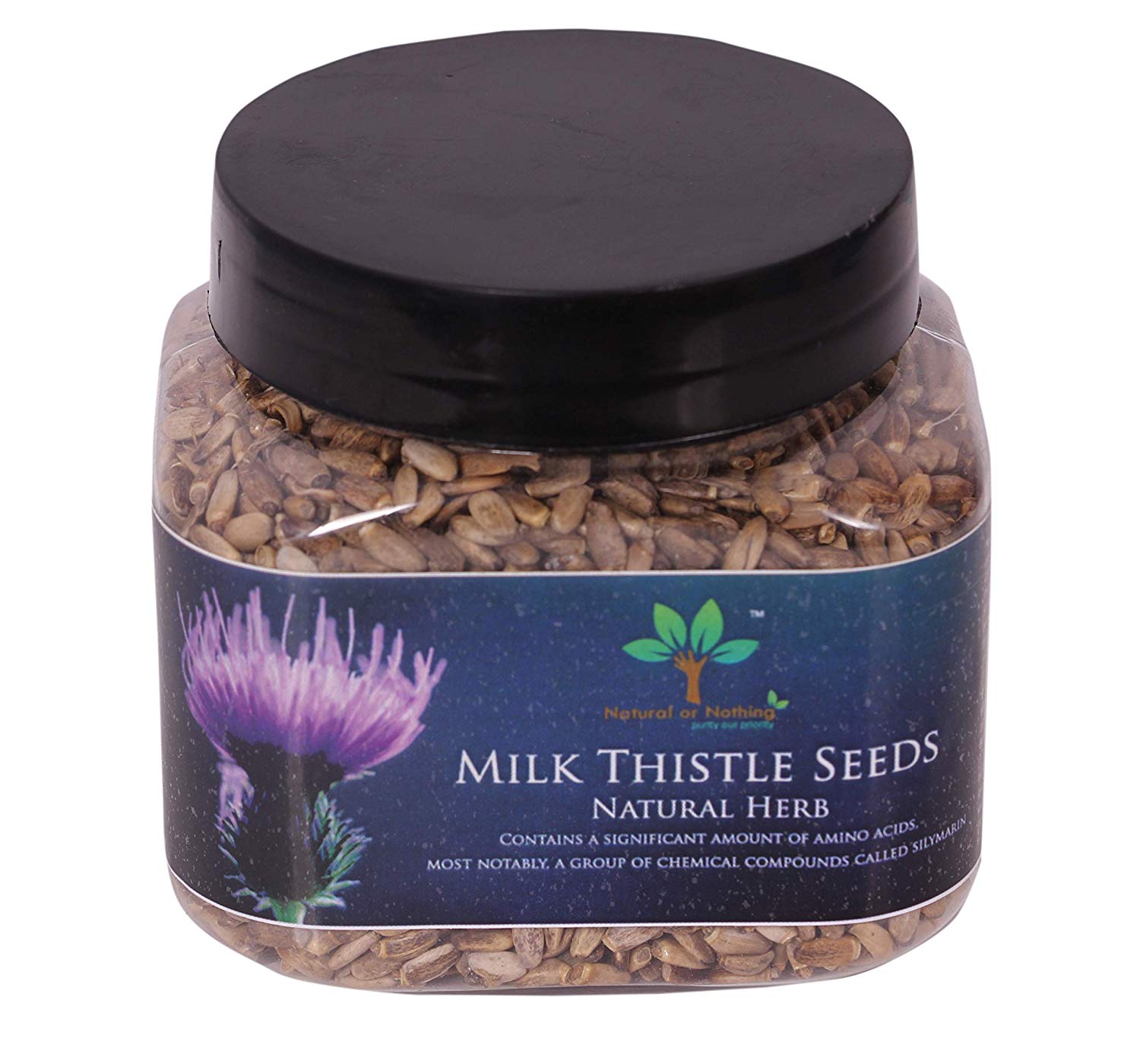 Milk Thistle Seeds for Boosting Immune System - 300 Grams (60 Servings)